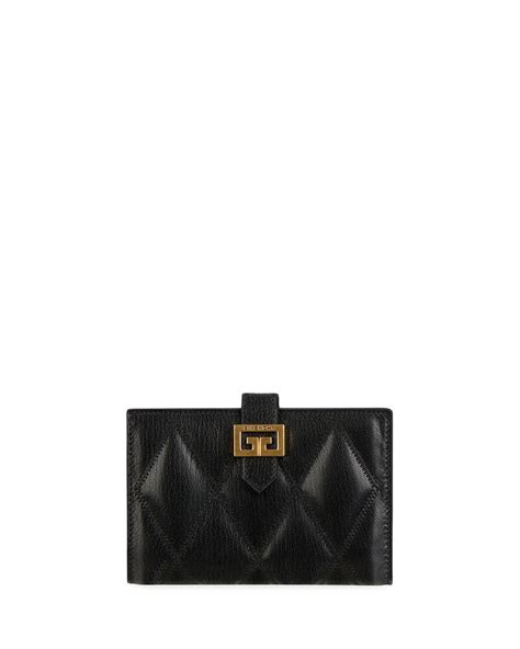 givenchy gv3 medium quilted leather wallet|Givenchy GV3 Medium Quilted Leather Wallet .